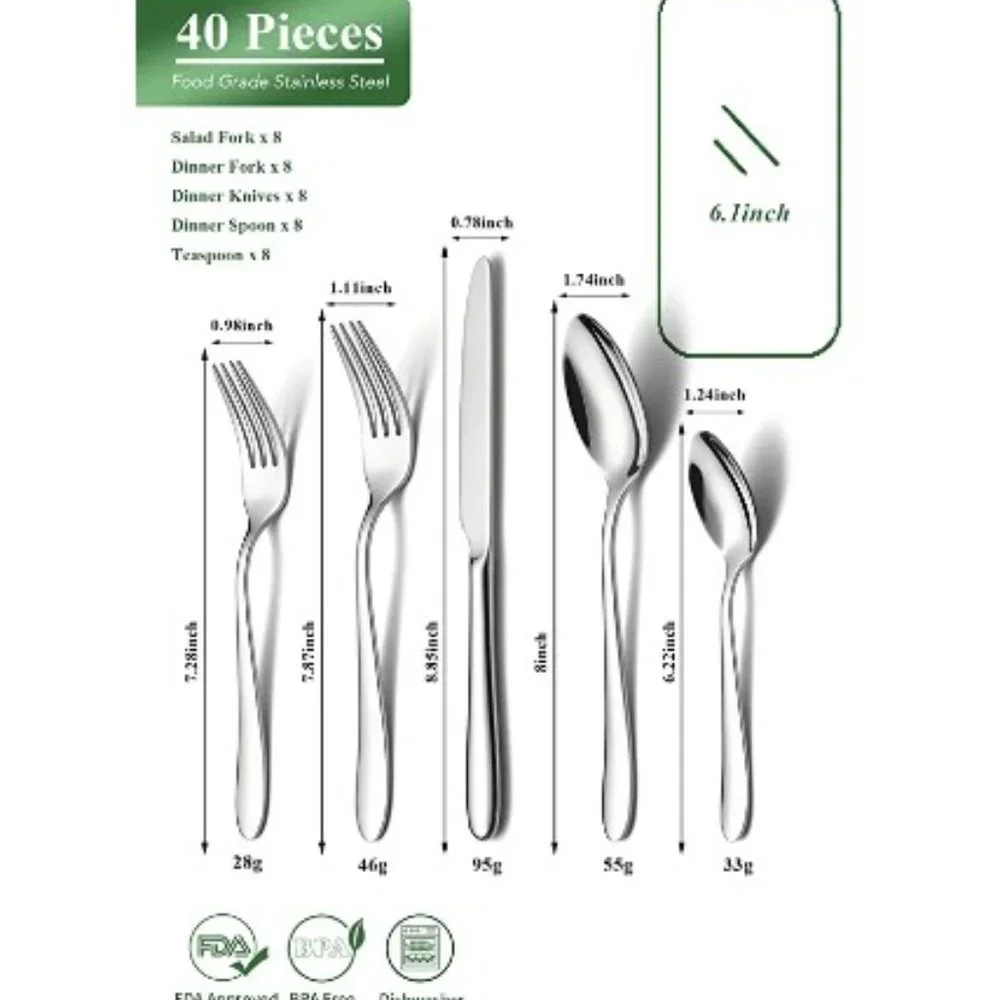 EIUBUIE 40 pc